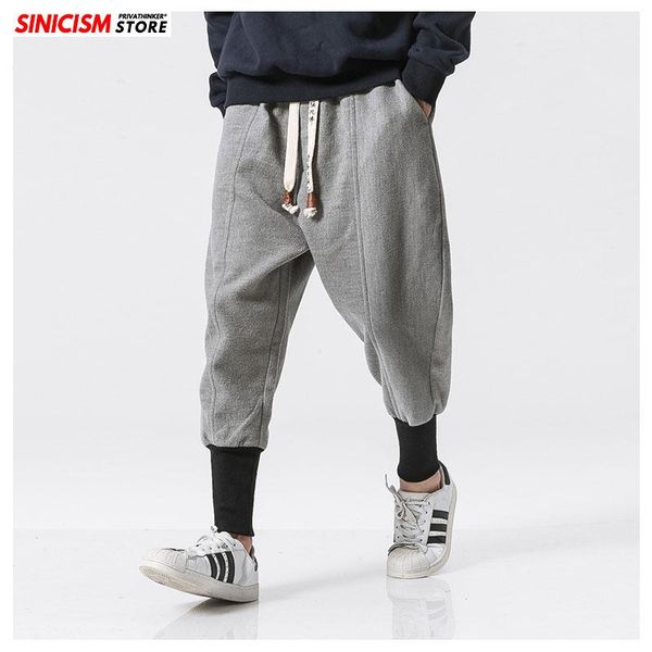 men's pants sinicism store japanese casual cotton solid trouser male harem loose jogger pant 5xl chinese baggy legging, Black
men's pants sinicism store japanese casual cotton solid trouser male harem loose jogger pant 5xl chinese baggy legging, Black