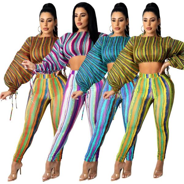 women's tracksuits fast fall set stripped women 2 piece outfits drawstring crop lantern sleeve shirts sets two clothes, Gray
women's tracksuits fast fall set stripped women 2 piece outfits drawstring crop lantern sleeve shirts sets two clothes, Gray