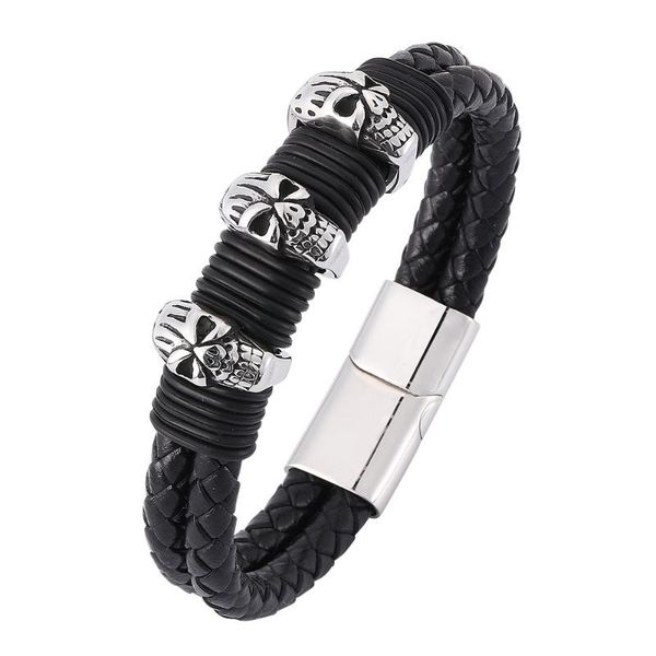 charm bracelets men's leather braided bracelet, jewelry stainless steel, titanium steel wholesale, Golden;silver
charm bracelets men's leather braided bracelet, jewelry stainless steel, titanium steel wholesale, Golden;silver