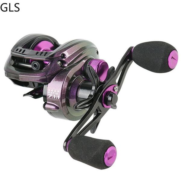 baitcasting fishing reel 7.1:1 gear ratio max drag 8kg magnetic brake left/right hand carp carretilha pesca reels
baitcasting fishing reel 7.1:1 gear ratio max drag 8kg magnetic brake left/right hand carp carretilha pesca reels
