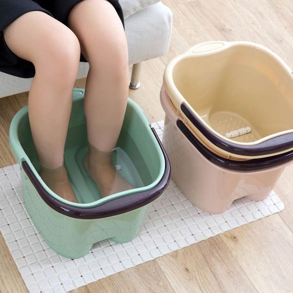 buckets portable plastic foot washing bucket japanese-style tub massage roller large bath barrel healthy care tool
buckets portable plastic foot washing bucket japanese-style tub massage roller large bath barrel healthy care tool