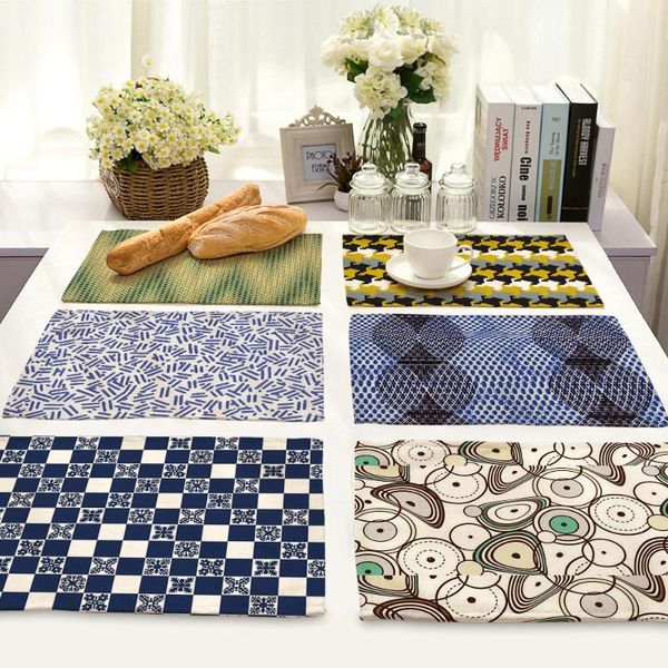 mats & pads style fashion cotton and linen cloth art western placemats colorful abstract geometry foreign trade source
mats & pads style fashion cotton and linen cloth art western placemats colorful abstract geometry foreign trade source
