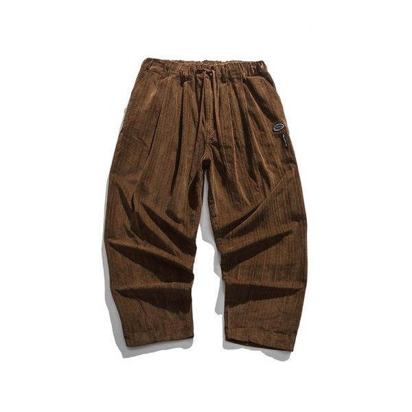 men's pants autumn and winter amekaji casual solid color corduroy labeling straight-leg men, Black
men's pants autumn and winter amekaji casual solid color corduroy labeling straight-leg men, Black