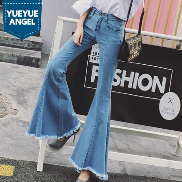 women's jeans vintage women tassels flare pants floor length long skinny high waist ladies trousers denim bell-bottomed plus size, Blue
women's jeans vintage women tassels flare pants floor length long skinny high waist ladies trousers denim bell-bottomed plus size, Blue