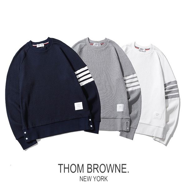 2021 new tb heavy industry creates a classic four bar sweater with thread ribbon and waffle cotton, Black
2021 new tb heavy industry creates a classic four bar sweater with thread ribbon and waffle cotton, Black