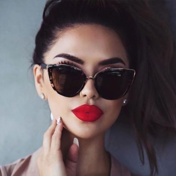 Vintage Leopard Sunglasses Women Cat Eye Sun Glasses For Color Lens Mirror Lady Sunglass Female Fashion Brand Design, White;black
Vintage Leopard Sunglasses Women Cat Eye Sun Glasses For Color Lens Mirror Lady Sunglass Female Fashion Brand Design, White;black