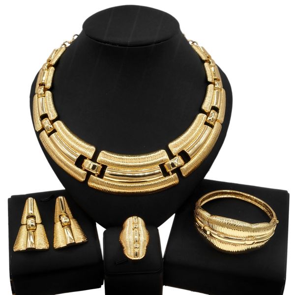 yulaili selling brazilian gold four necklace jewelry sets series luxury party wedding wholesale copper italian bridal jewellery h0010, Black
yulaili selling brazilian gold four necklace jewelry sets series luxury party wedding wholesale copper italian bridal jewellery h0010, Black