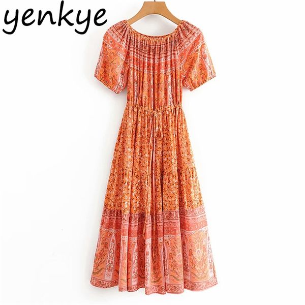 orange floral print off shoulder dress women short sleeve drawstring waist a-line long summer holiday boho 210514, Black;gray
orange floral print off shoulder dress women short sleeve drawstring waist a-line long summer holiday boho 210514, Black;gray