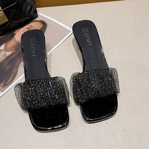 slippers women's flip flops 2021 summer the solid color fashion open toe sandals all-match comfortable leisure shoes high heels, Black
slippers women's flip flops 2021 summer the solid color fashion open toe sandals all-match comfortable leisure shoes high heels, Black