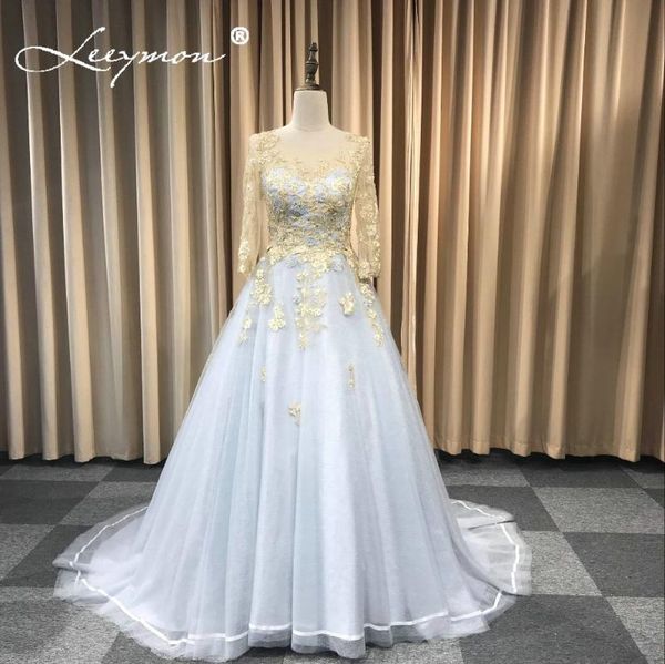 party dresses leeymon custom made light blue evening dress long elegant appliques a-line floor length lace high end gown, White;black
party dresses leeymon custom made light blue evening dress long elegant appliques a-line floor length lace high end gown, White;black
