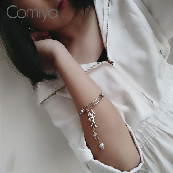 link, chain comiya statement decoration bangles for women fairy long pendant brincos femme pendientes bangle pulseira feminina accessories, Black
link, chain comiya statement decoration bangles for women fairy long pendant brincos femme pendientes bangle pulseira feminina accessories, Black
