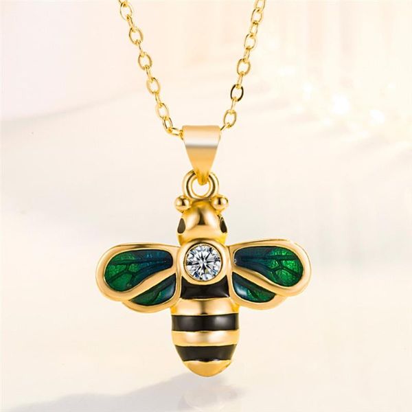fashion gold plated sweet women necklace little bee with shiny zicornia for wedding party girlfriend gift jewelry jdz841 pendant necklaces, Silver
fashion gold plated sweet women necklace little bee with shiny zicornia for wedding party girlfriend gift jewelry jdz841 pendant necklaces, Silver