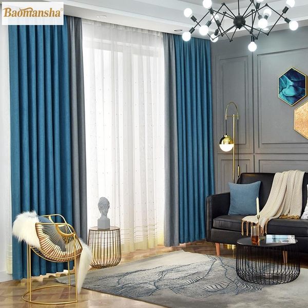 curtain & drapes modern curtains for living-room bule blackout bedroom window decoration door cortinas para la sala rideau
curtain & drapes modern curtains for living-room bule blackout bedroom window decoration door cortinas para la sala rideau