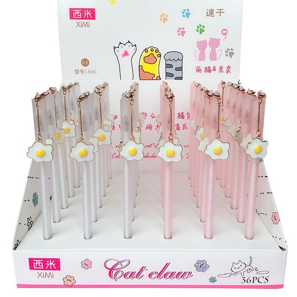 gel pens 36 pcs/lot creative fried egg pendant pen cute 0.5 mm black ink signature promotional gift stationery school supplies
gel pens 36 pcs/lot creative fried egg pendant pen cute 0.5 mm black ink signature promotional gift stationery school supplies