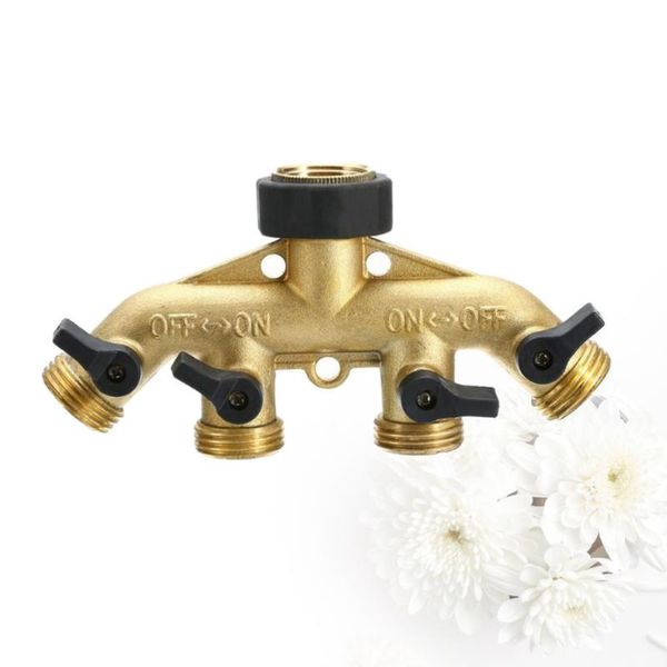 way six point thread brass shunt copper separator hose splitter garden connector (american standard) watering equipments
way six point thread brass shunt copper separator hose splitter garden connector (american standard) watering equipments
