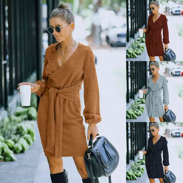 casual dresses women's autumn and winter long sleeve hip wrap skirt lace up waist dresses, Black;gray
casual dresses women's autumn and winter long sleeve hip wrap skirt lace up waist dresses, Black;gray