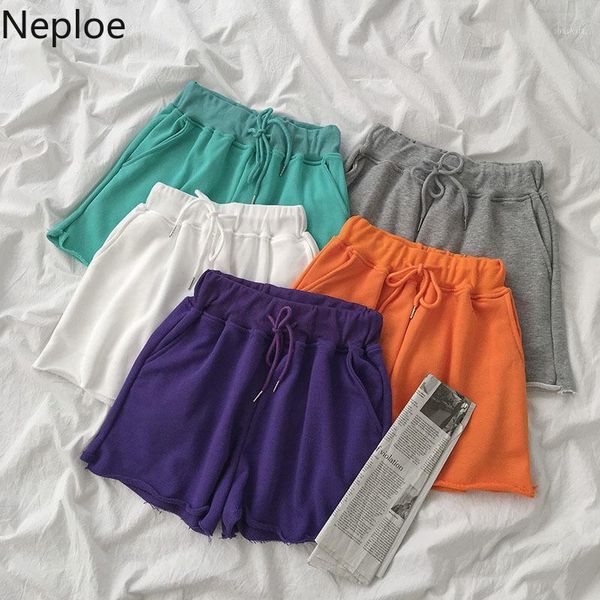 neploe summer women shorts drawstring lace up stretch waist pockets bottoms 2021 korean solid loose short feminimos 1d459 women's, White;black
neploe summer women shorts drawstring lace up stretch waist pockets bottoms 2021 korean solid loose short feminimos 1d459 women's, White;black