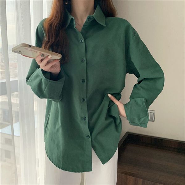 outwear chic ol solid all match loose casual streetwear oversize stylish office lady brief shirts clothe 210421, White
outwear chic ol solid all match loose casual streetwear oversize stylish office lady brief shirts clothe 210421, White