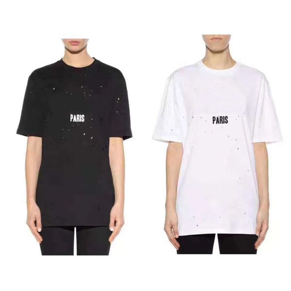 2021 luxury europe paris small broken holes print t shirt two layer fabric tshirt men women big letter print t shirt designer tshirts, White;black
2021 luxury europe paris small broken holes print t shirt two layer fabric tshirt men women big letter print t shirt designer tshirts, White;black