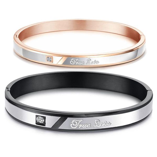bangle 18cm 17cm 28.5g 20g korean style couple bracelets stainless steel black rose gold fashion wedding decoration set zircon jewelry
bangle 18cm 17cm 28.5g 20g korean style couple bracelets stainless steel black rose gold fashion wedding decoration set zircon jewelry