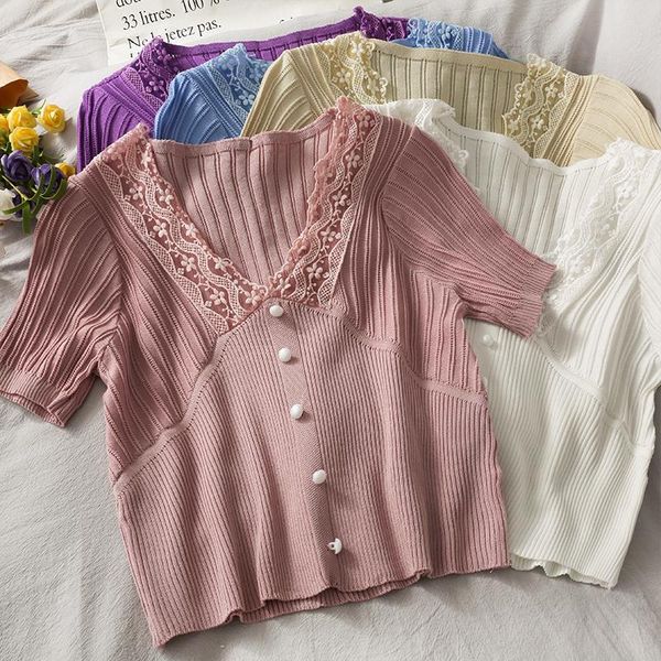 women's blouses & shirts women fashion slim v neck short sleeve bodycon knitted blouse lady sweet casual outdoor girls elegant daily ba, White
women's blouses & shirts women fashion slim v neck short sleeve bodycon knitted blouse lady sweet casual outdoor girls elegant daily ba, White