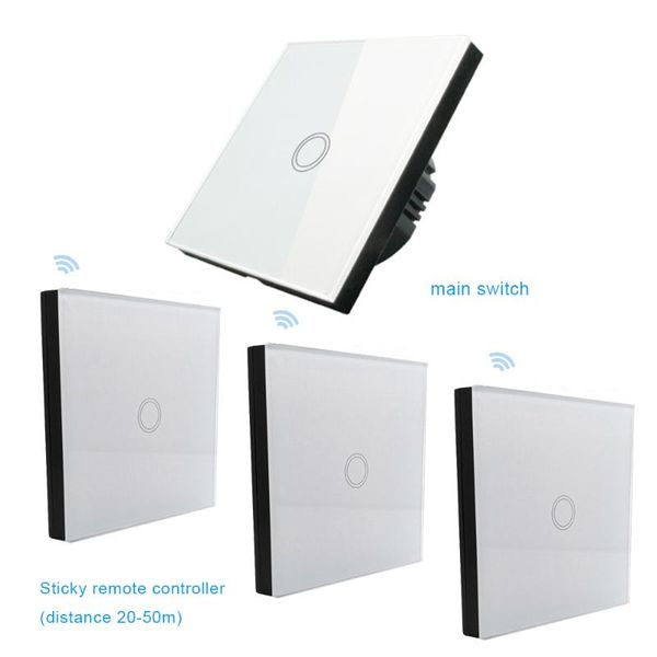 smart home control wall light touch switch rf433 sensors eu 1 gang 110v-240v ac no neutral 433mhz wireless remote controller
smart home control wall light touch switch rf433 sensors eu 1 gang 110v-240v ac no neutral 433mhz wireless remote controller