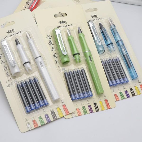 jinhao 599a fountain pen 5 blue ink bag pluma estilografica de tinta estilogr fica student plastic pens for writing
jinhao 599a fountain pen 5 blue ink bag pluma estilografica de tinta estilogr fica student plastic pens for writing
