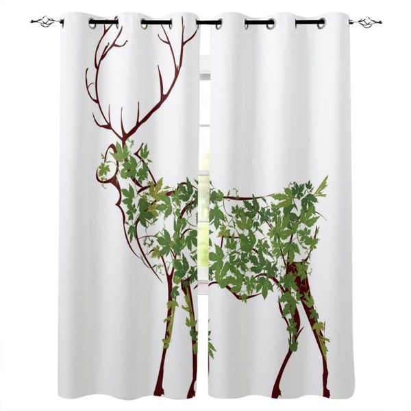 curtain & drapes animal art deer green leaves elk window curtains living room home decor
curtain & drapes animal art deer green leaves elk window curtains living room home decor