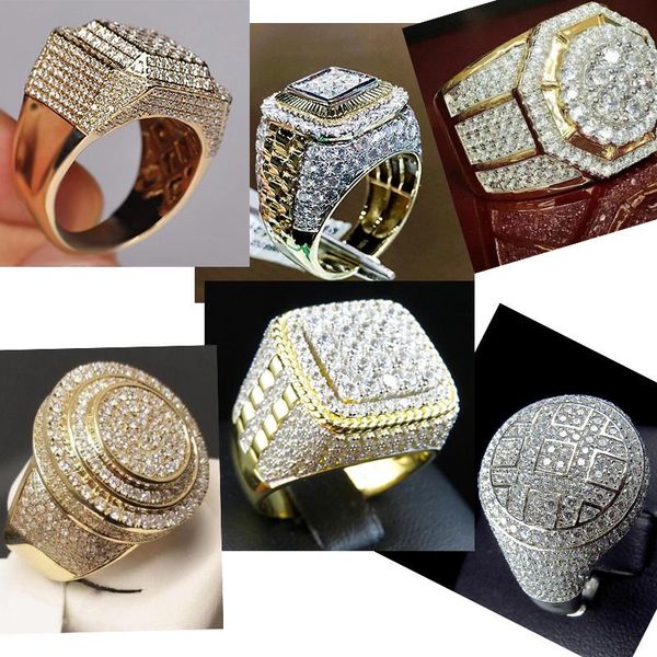 wedding rings luxury male female silver golden punk hiphop crystal square round octagon zircon ring for women men party jewelry, Slivery;golden
wedding rings luxury male female silver golden punk hiphop crystal square round octagon zircon ring for women men party jewelry, Slivery;golden