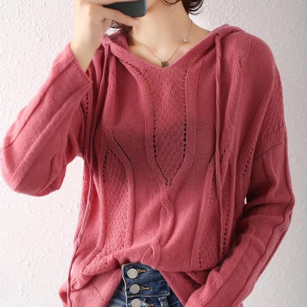 women's sweaters 100% pure wool sweater woman wispy empty hooded collar fashion pullover autumn and winter style, White;black
women's sweaters 100% pure wool sweater woman wispy empty hooded collar fashion pullover autumn and winter style, White;black