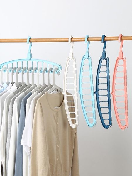 hangers & racks multifunctional clothes hanger rack hook household plastic non-slip magic storage artifact
hangers & racks multifunctional clothes hanger rack hook household plastic non-slip magic storage artifact