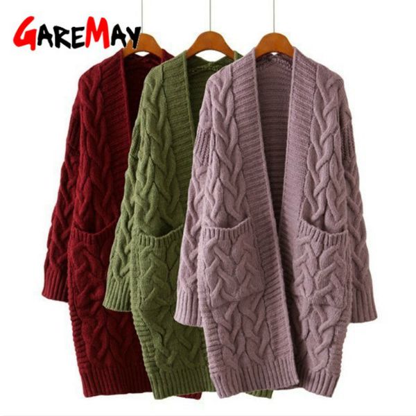 autumn female cardigans long sleeve casual knitted sweaters women winter oversize long korean knit coat women's jacket 210428, White
autumn female cardigans long sleeve casual knitted sweaters women winter oversize long korean knit coat women's jacket 210428, White
