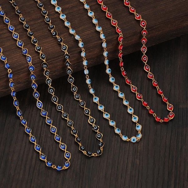 pendant necklaces boho color bead evil eye necklace for women clavicle charm luxury chain teen girl couple dating jewelry trendy collier who, Silver
pendant necklaces boho color bead evil eye necklace for women clavicle charm luxury chain teen girl couple dating jewelry trendy collier who, Silver