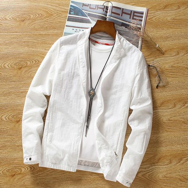 men's jackets sun protection clothing male skin thin section 2021 summer trend handsome jacket, Black;brown
men's jackets sun protection clothing male skin thin section 2021 summer trend handsome jacket, Black;brown