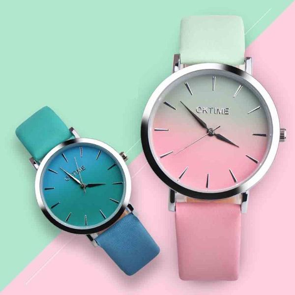 wristwatches retro women watches luxury gradient dial quartz analog design solid leather strap gift clock zegarki damskie#w, Slivery;brown
wristwatches retro women watches luxury gradient dial quartz analog design solid leather strap gift clock zegarki damskie#w, Slivery;brown