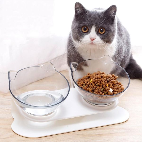 creative cat bowls double raised stand protection cervical transparent cats dogs feeders bowl pet supplies &
creative cat bowls double raised stand protection cervical transparent cats dogs feeders bowl pet supplies &