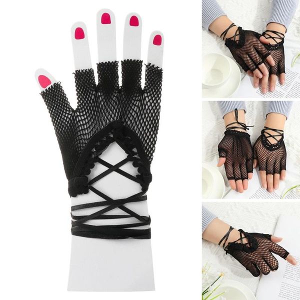 sports gloves fishnet mesh lace fingerless color goth lolita style christmas gift wrist band mittens, Black
sports gloves fishnet mesh lace fingerless color goth lolita style christmas gift wrist band mittens, Black