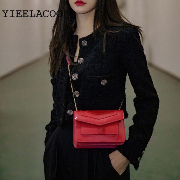 women's jackets black tweed jacket female spring /autumn / winter temperament french perfume small fragrant short coat, Black;brown
women's jackets black tweed jacket female spring /autumn / winter temperament french perfume small fragrant short coat, Black;brown