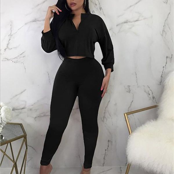 women's fashion solid color tracksuits ladies navel exposed long sleeve sports suit two piece set + pants sportwear #3 gym clothin, White;black
women's fashion solid color tracksuits ladies navel exposed long sleeve sports suit two piece set + pants sportwear #3 gym clothin, White;black