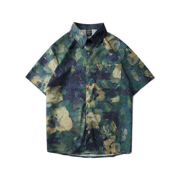 men's casual shirts t-shirt korea ulzzang printed floral short sleeve men's fashion summer couple hawaiian flower shirt, White;black
men's casual shirts t-shirt korea ulzzang printed floral short sleeve men's fashion summer couple hawaiian flower shirt, White;black