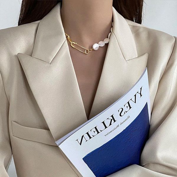 chains european and american simple design feeling spliced round pearl clavicle chain fashion necklace web celebrity temperament, Silver
chains european and american simple design feeling spliced round pearl clavicle chain fashion necklace web celebrity temperament, Silver