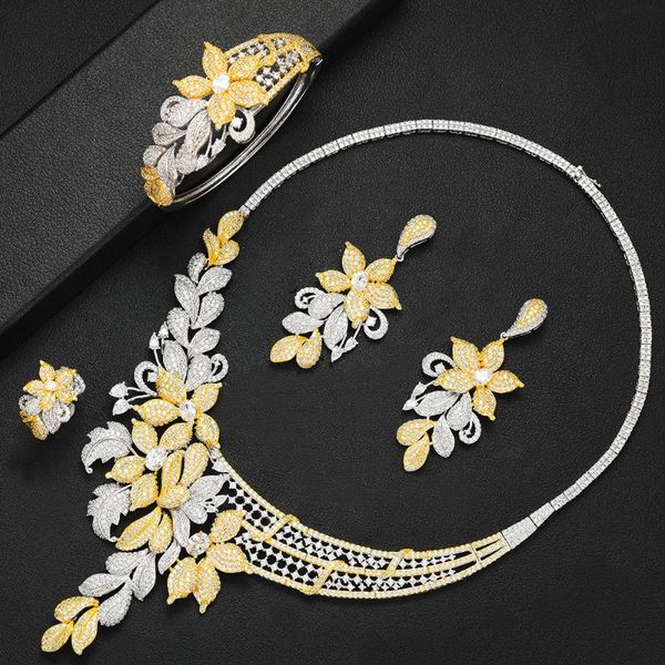 earrings & necklace larrauri charms luxury statement africa jewelry sets for women wedding cubic zircon dubai gold bridal 2021, Silver
earrings & necklace larrauri charms luxury statement africa jewelry sets for women wedding cubic zircon dubai gold bridal 2021, Silver