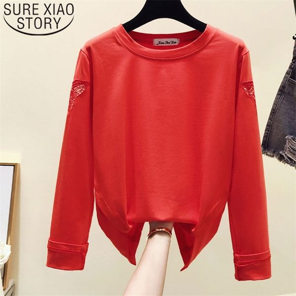 blusas mujer de moda autumn fashion women blouses casual hollow out clothing long sleeve basic tee shirts 6296 50 210506, White
blusas mujer de moda autumn fashion women blouses casual hollow out clothing long sleeve basic tee shirts 6296 50 210506, White