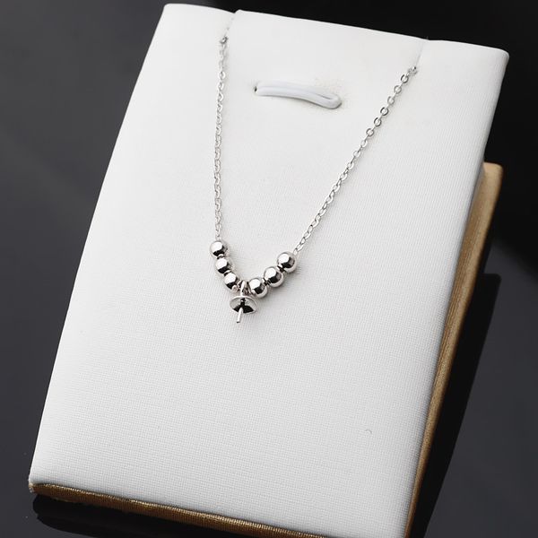 fashion trend s925 silver 6 + 1 female pendant necklace chain set diy pearl jewelry accessories empty support 455
fashion trend s925 silver 6 + 1 female pendant necklace chain set diy pearl jewelry accessories empty support 455