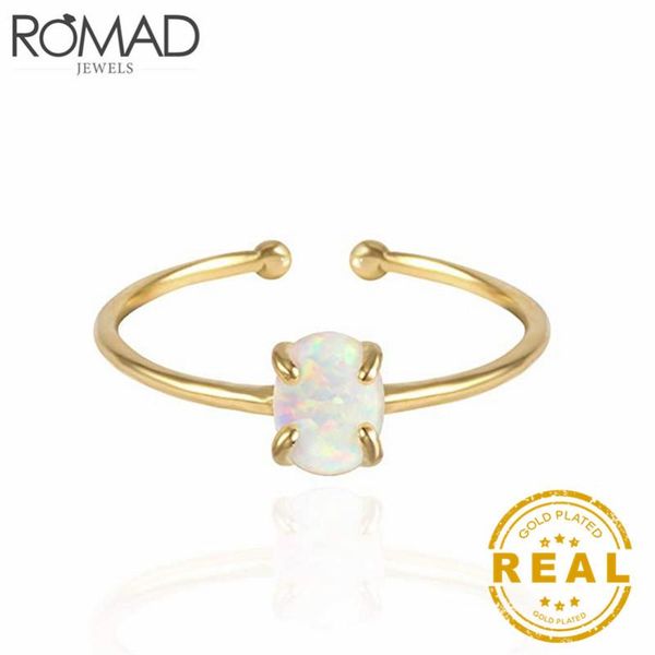 wedding rings romad dainty fire opal for women white birthstone ring jewelry opening finger stacking anillo mujer, Slivery;golden
wedding rings romad dainty fire opal for women white birthstone ring jewelry opening finger stacking anillo mujer, Slivery;golden
