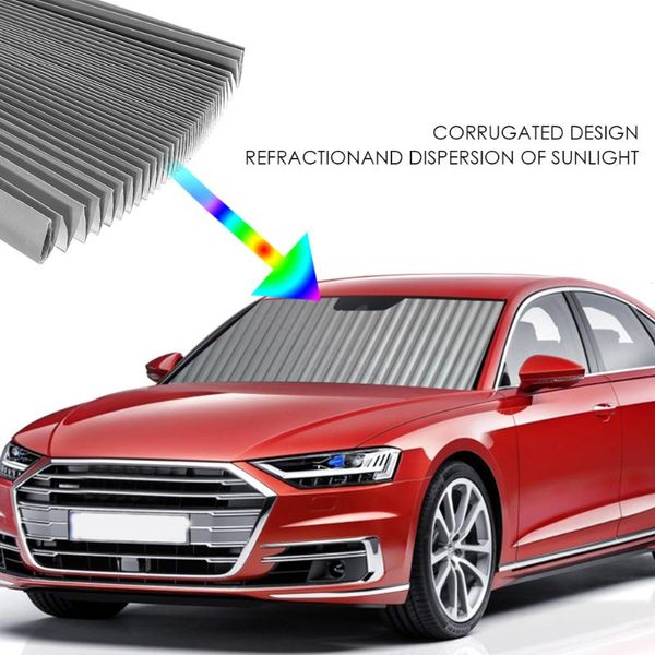 car sunshade 59x18 inch front windshield uv protector easily installation retractable visor sun personal elements
car sunshade 59x18 inch front windshield uv protector easily installation retractable visor sun personal elements