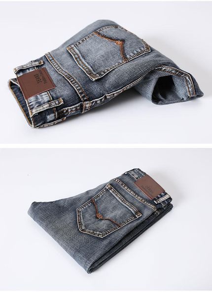 men's jeans 2021 spring/autumn business loose stretch mid-waist straight slim pants undefined gv0e, Blue
men's jeans 2021 spring/autumn business loose stretch mid-waist straight slim pants undefined gv0e, Blue