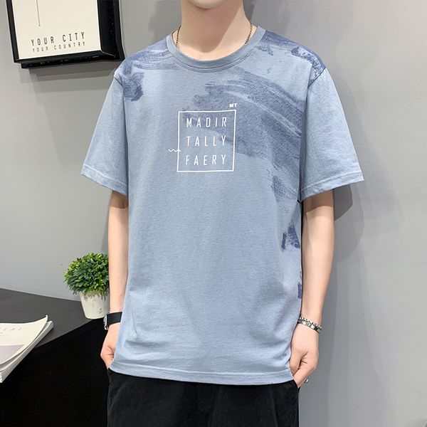 men's t shirts short sleeve korean fashion brand youth 2021 summer round neck half casual, White;black
men's t shirts short sleeve korean fashion brand youth 2021 summer round neck half casual, White;black