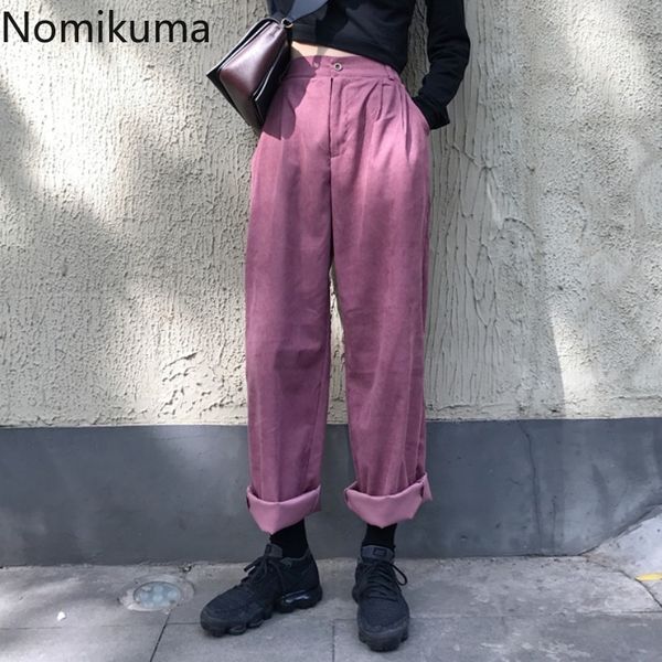 nomikuma causal corduroy women pants korean high waist long trousers spring autumn new wide leg pant mujer pantalones 6f063 210427, Black;white
nomikuma causal corduroy women pants korean high waist long trousers spring autumn new wide leg pant mujer pantalones 6f063 210427, Black;white
