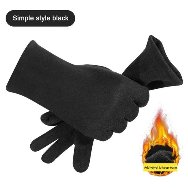 winter touchscreen gloves suede warm thickening windproof mitten for daily use skiing hunting men women 2021 cycling, Black
winter touchscreen gloves suede warm thickening windproof mitten for daily use skiing hunting men women 2021 cycling, Black